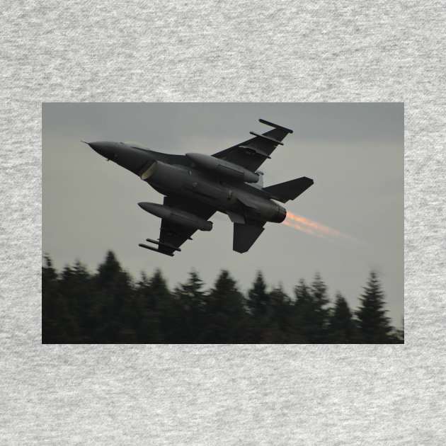 F-16 in afterburner by acefox1